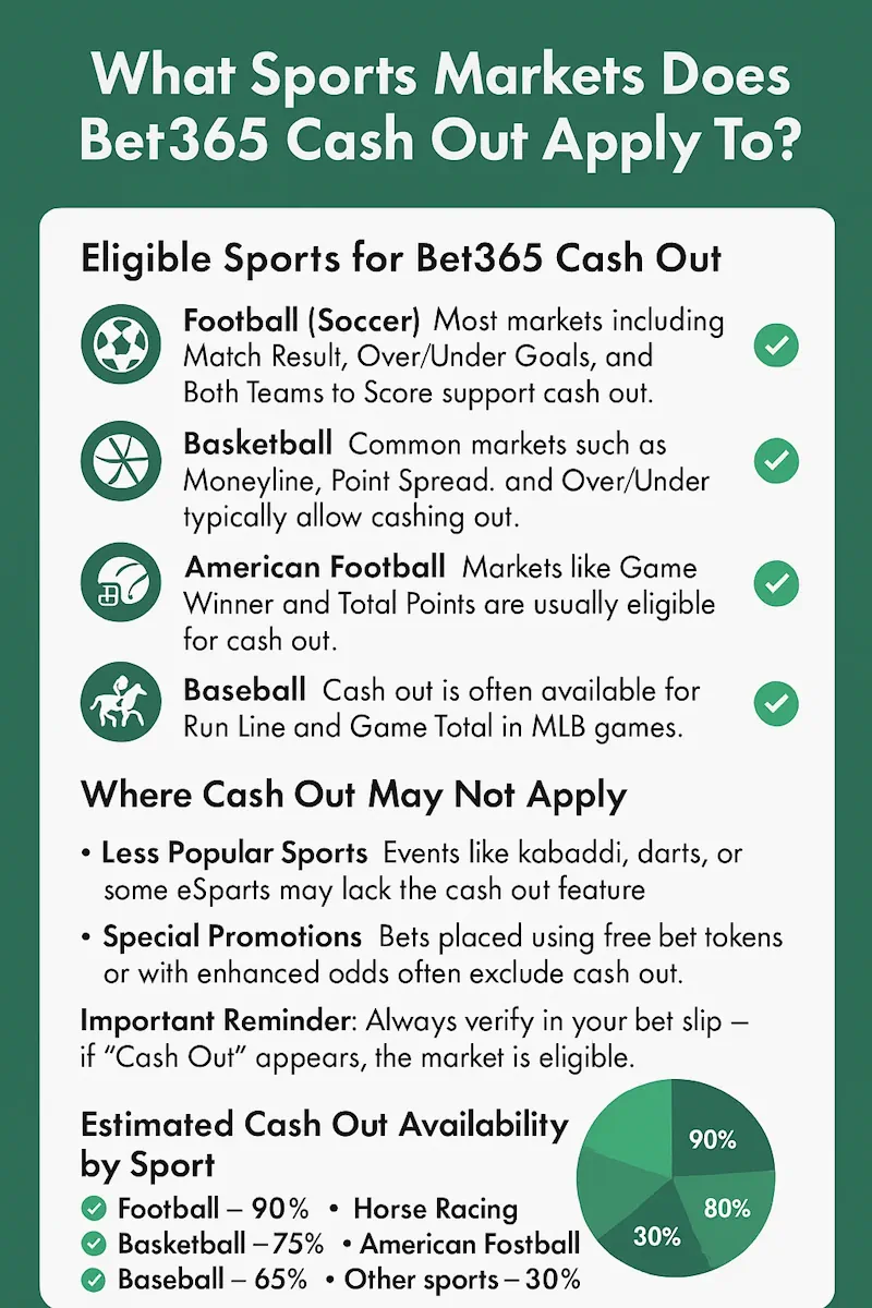 bet365 cash out infographic