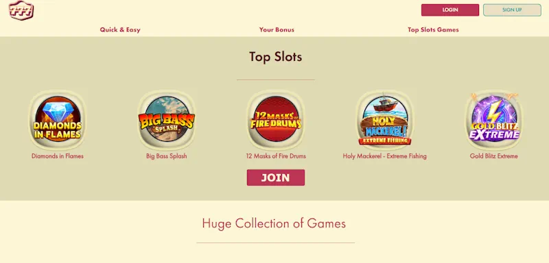 777 Casino screenshot