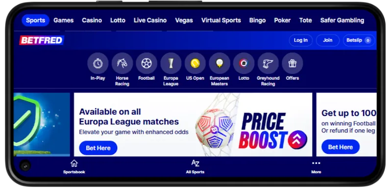 Betfred horse app Screenshot