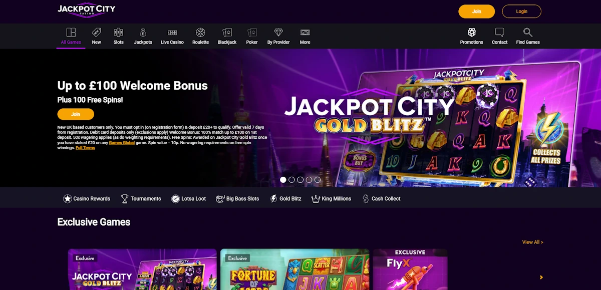 Jackpot City Сasino UK Screenshot