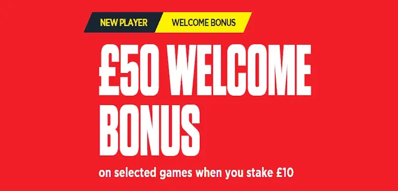 Ladbrokes sign Up Offer screenshot