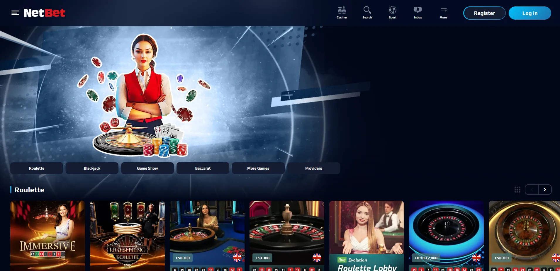 Netbet Сasino UK Screenshot