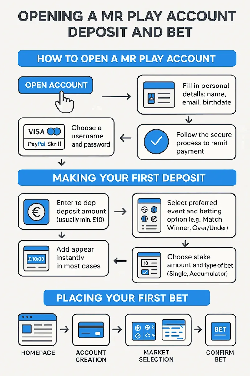 Deposit And Bet infographic