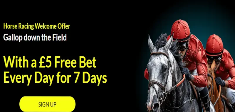 PariMatch Horse Racing Welcome Offer – Bet £5 Get £30