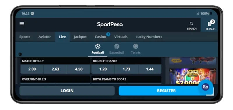 SportPesa App screenshot
