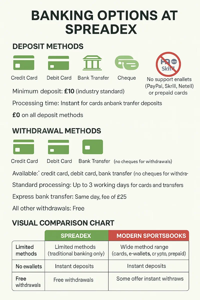 Banking Options infographic