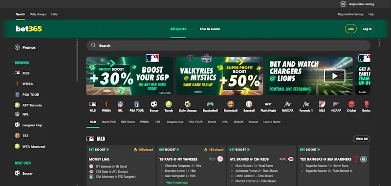 bet365 Screenshot