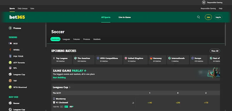 bet365 footbal lbet screenshot