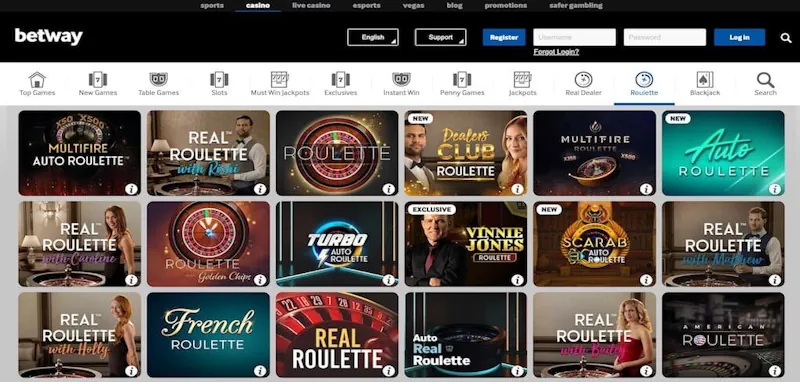 Betway screenshot