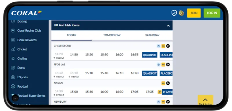 Coral horse app Screenshot