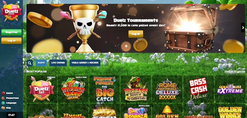 Duelz Casino screenshot