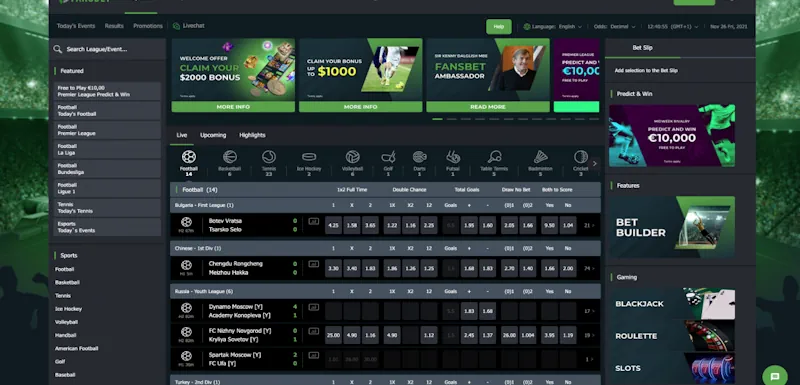 FansBet Bet Builder