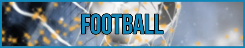 football blue banner