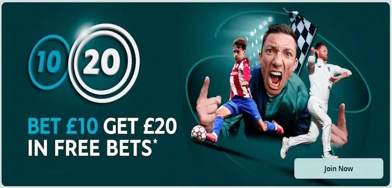 Sporting Index offer screenshot