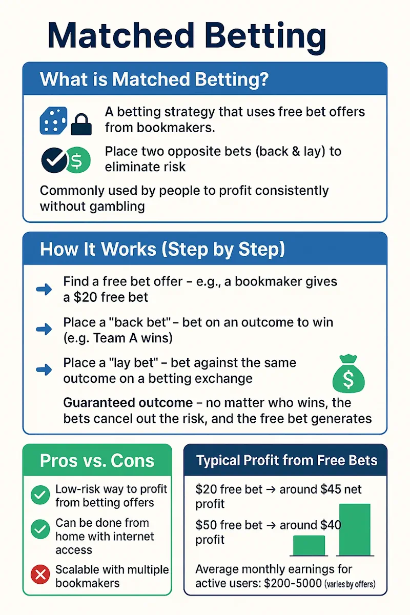 infographic matched betting