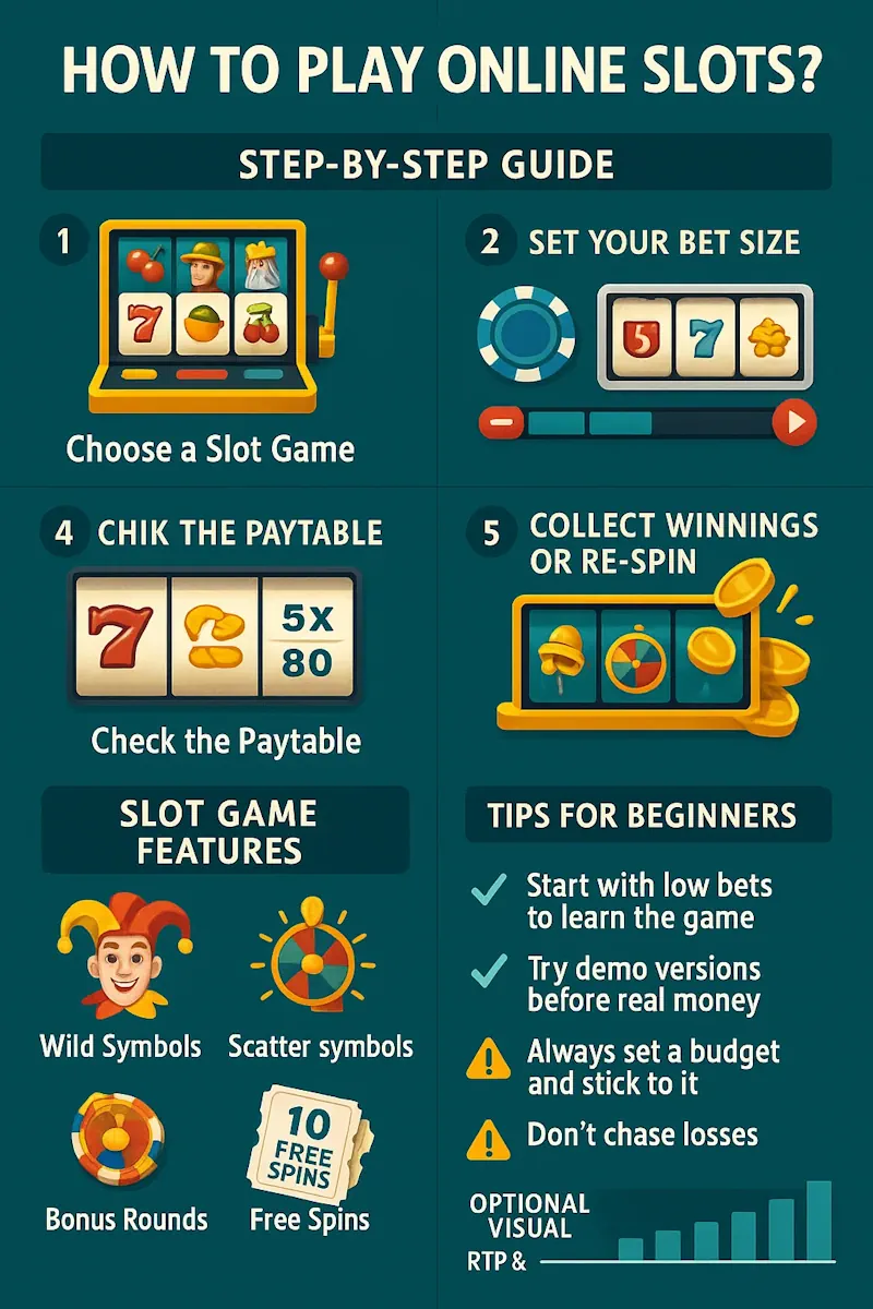 infographic online slots