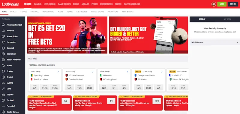 ladbrokes Screenshot