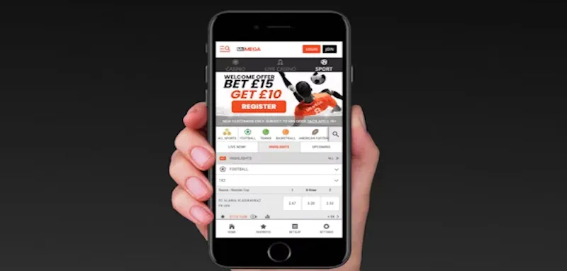 mr mega mobile app Screenshot