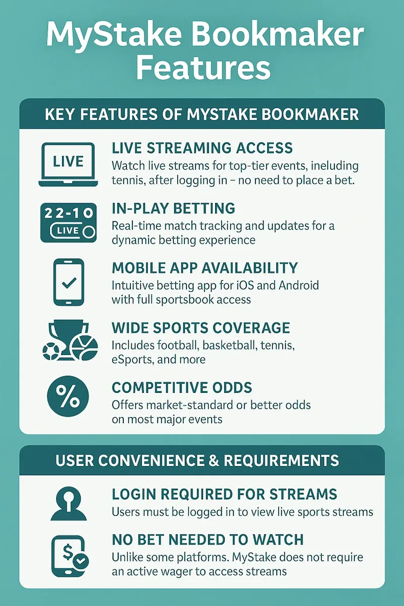 mystake bookmaker features infographic