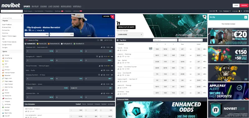 Novibet Markets Screenshot