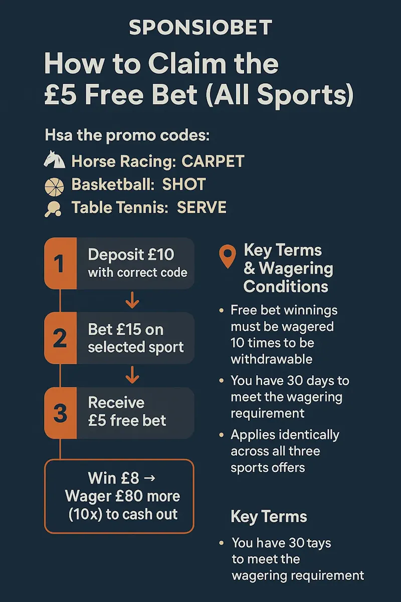 Horse Racing Offer infographic
