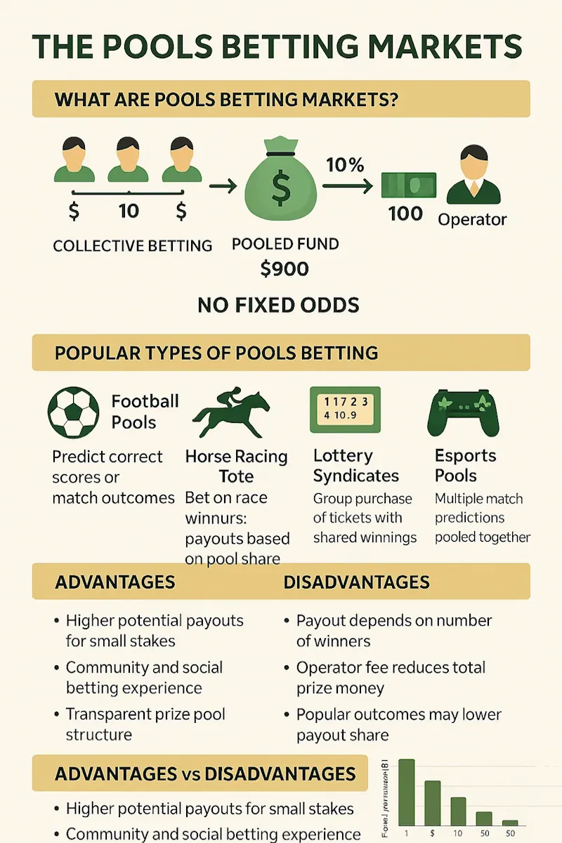The Pools Betting Markets infographic