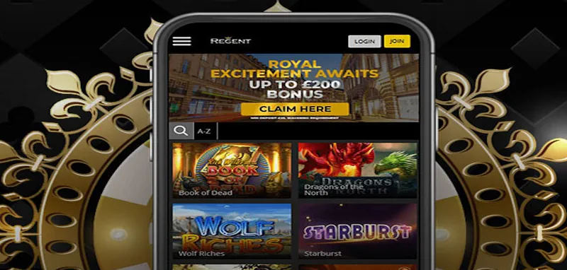 Regent Play Mobile Casino Screenshot