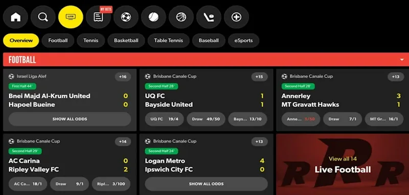 Rizk Markets And Betting Markets screenshot