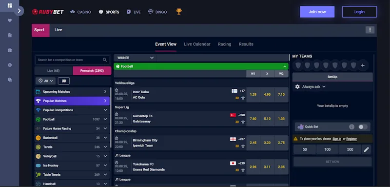  rubybet screenshot