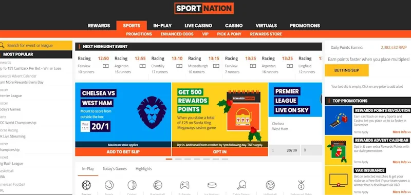 SportNation Markets screenshot