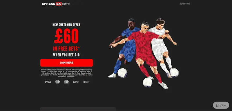 Spreadex New Accounts - Fixed Odds