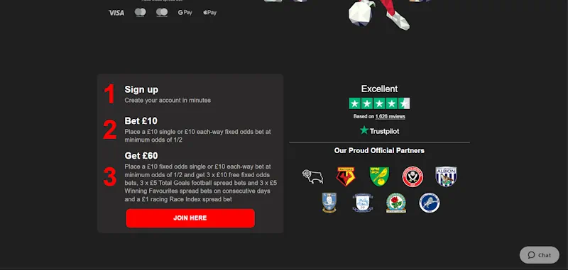 pread-Free Bets screenshot