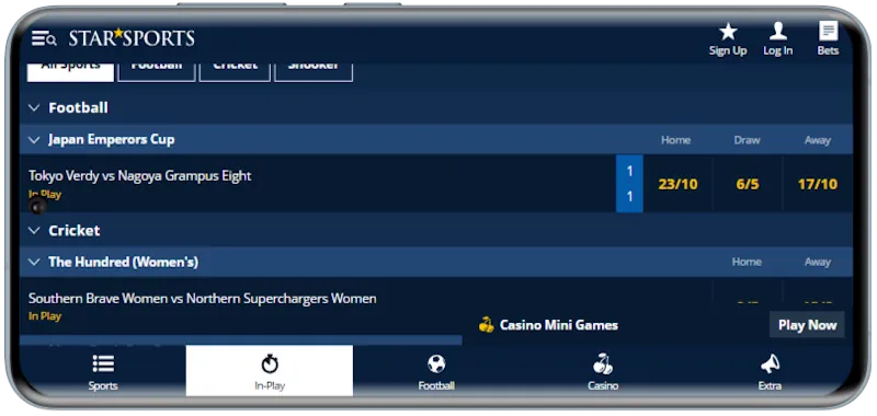 Mobile App Features Screenshot