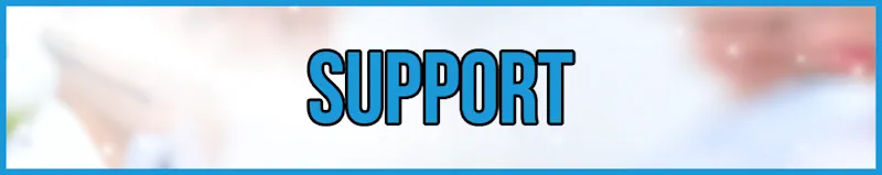 support banner