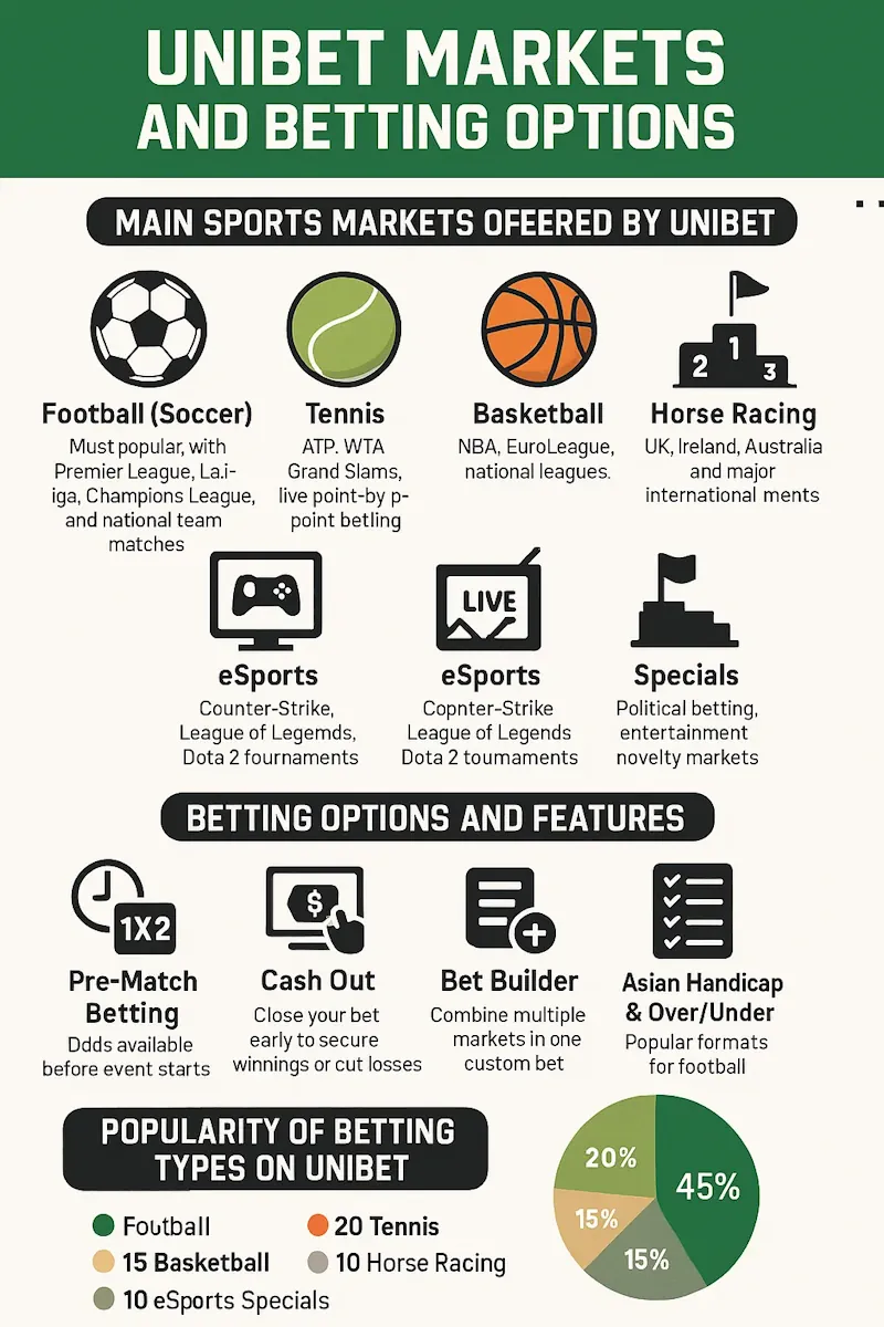 Unibet Markets infographic