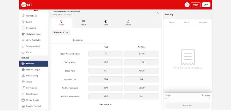 Bet Builder screenshot