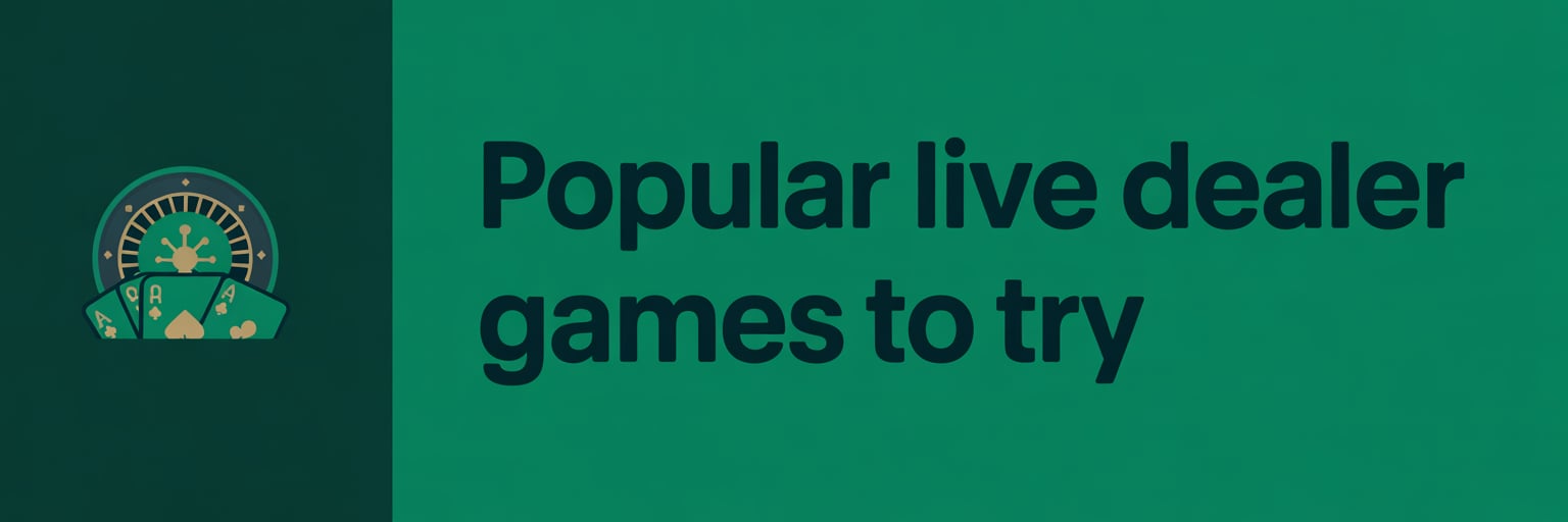 Popular Live Dealer Games
